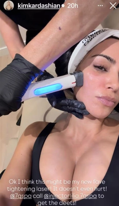 Kim Kardashian Calls XERF Her ‘New Fave Tightening Laser’